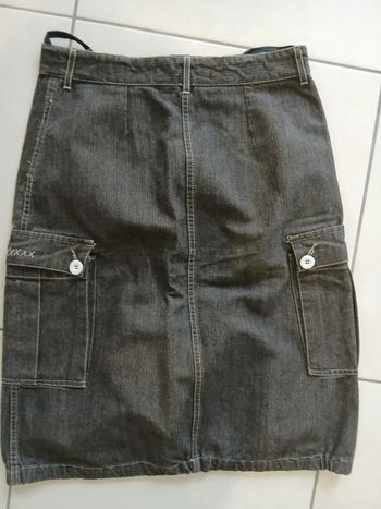 Jupe en jean’s grise 