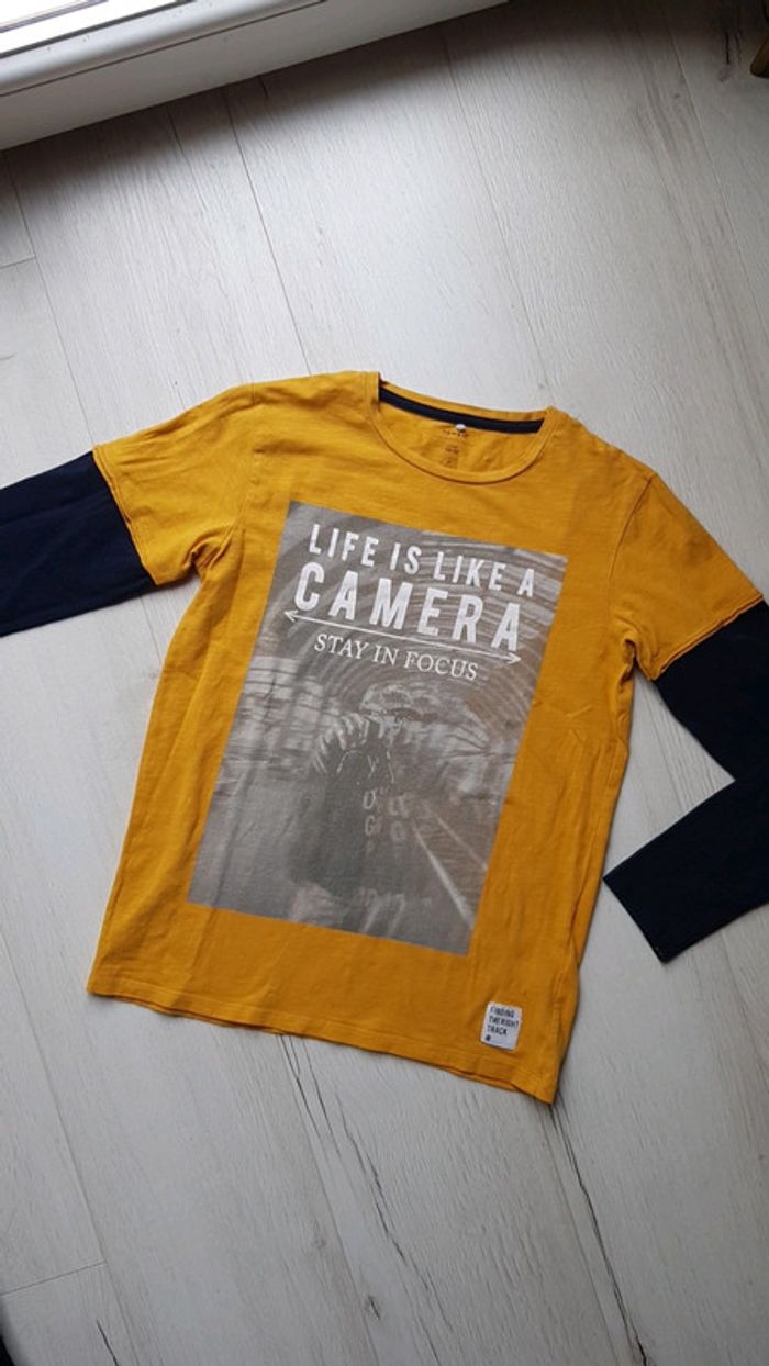 Tee shirt manches longues garçon 11-12ans name it neuf