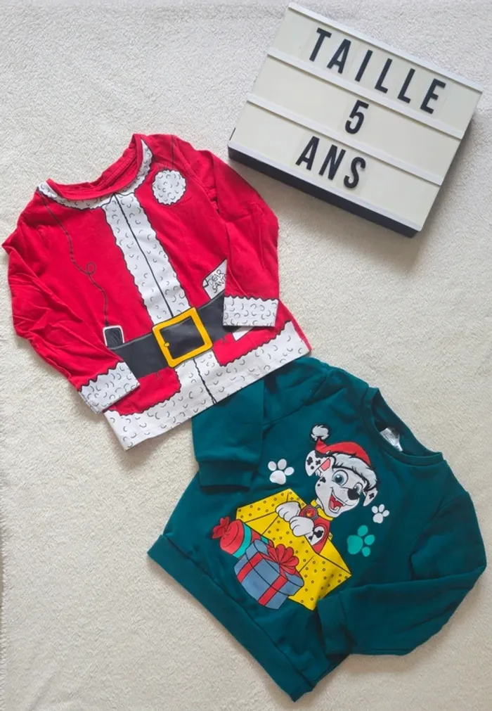 Lot de vêtements de Noël taille 5ans 🎄 - photo numéro 4