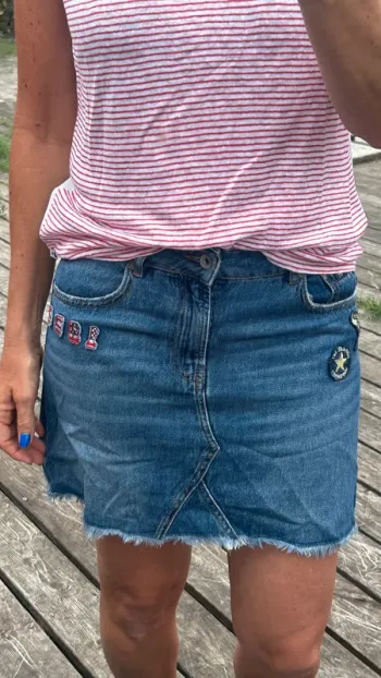 Jupe en jean SuperDry