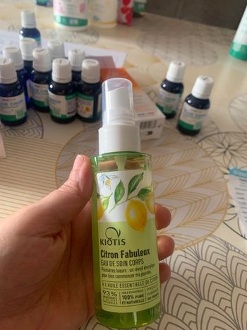 Eau de soin corps citron fabuleux