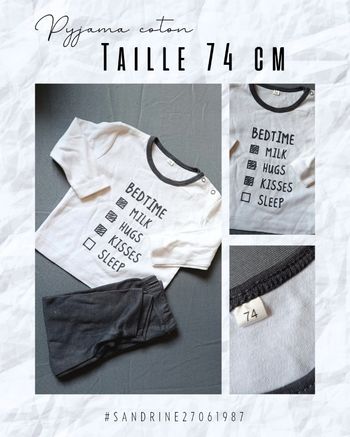 Pyjama coton 2 pieces
