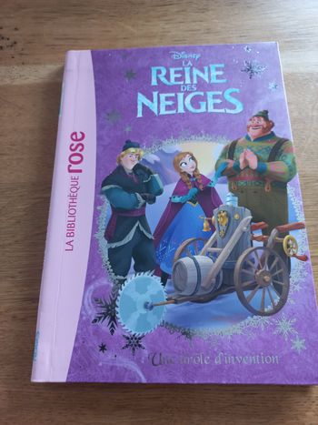 Livre bibliotheque rose 6/8 ans reine des neiges  tome 11