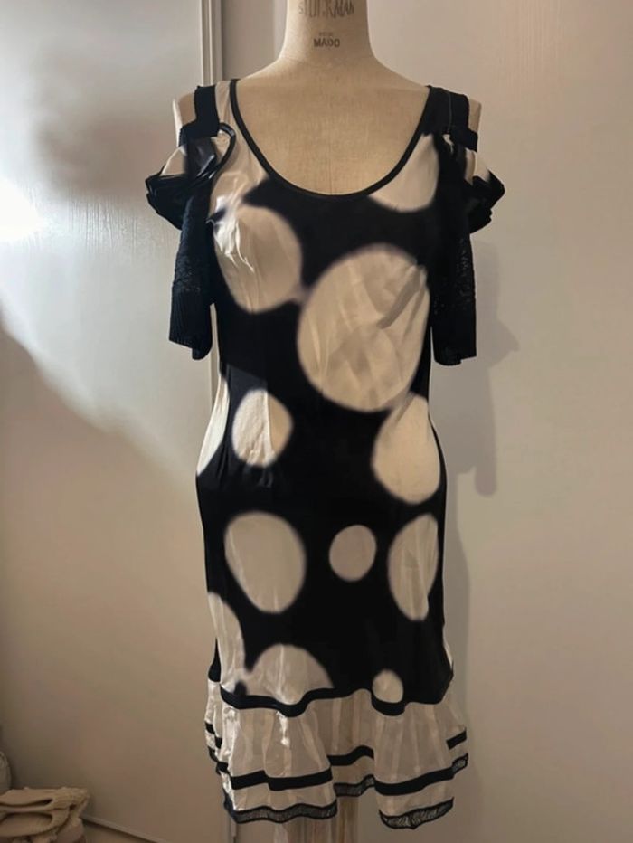 Robe tricot chic en soie taille 36