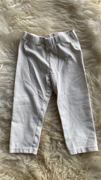 Legging 3/4 blanc 4 ans
