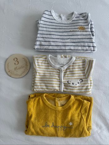3 pyjama bébé
