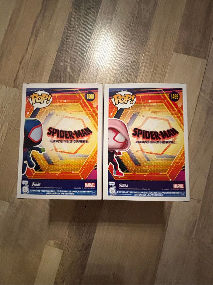 Funko POP : Spider man miles morales (1500) & Spider Gwen (1499) - photo numéro 4