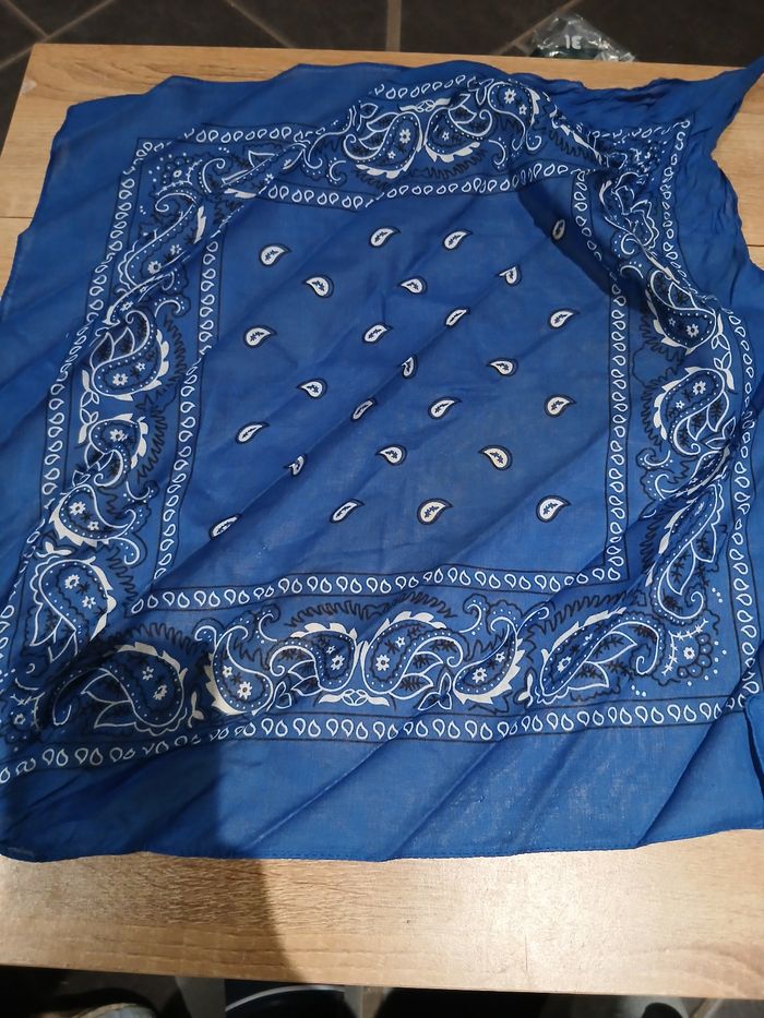 Bandana bleu - photo numéro 3