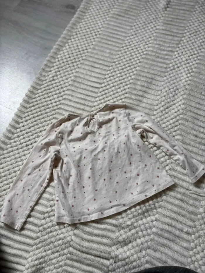 TEE shirt manche longues fille 36 mois kiabi - photo numéro 4