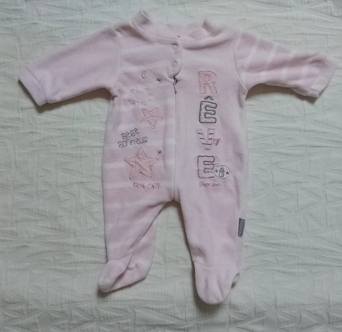 Absorba pyjama velours 1 mois