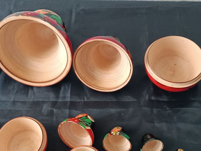 Poupées russes bois peint - photo numéro 9