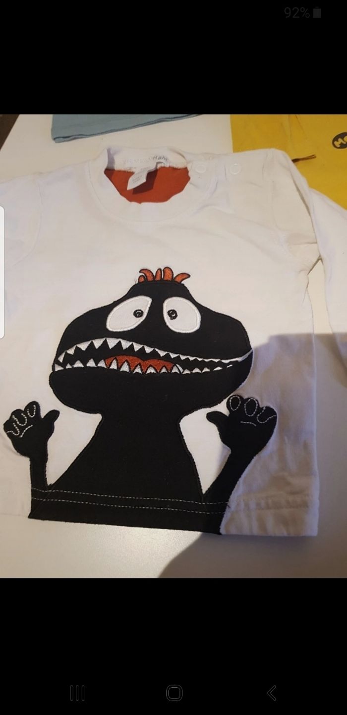 Lot de 3 t.shirts bébé taille 3 mois - photo numéro 2