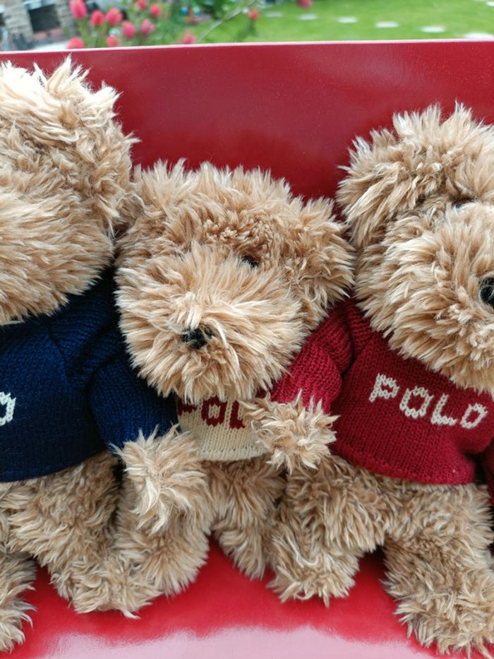 Lot de 3 peluches Ralph Lauren dans coffret d'origine - photo numéro 4
