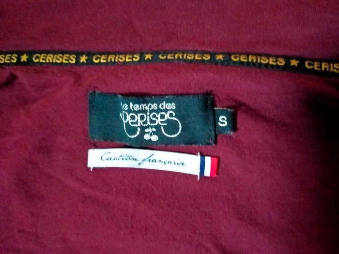 Veste femme bordeaux – Le Temps des Cerises – Taille S/M - photo numéro 15
