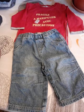 Ensemble jean + tee-shirt ml