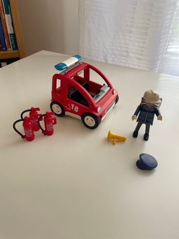 Playmobil Véhicule pompiers 3177