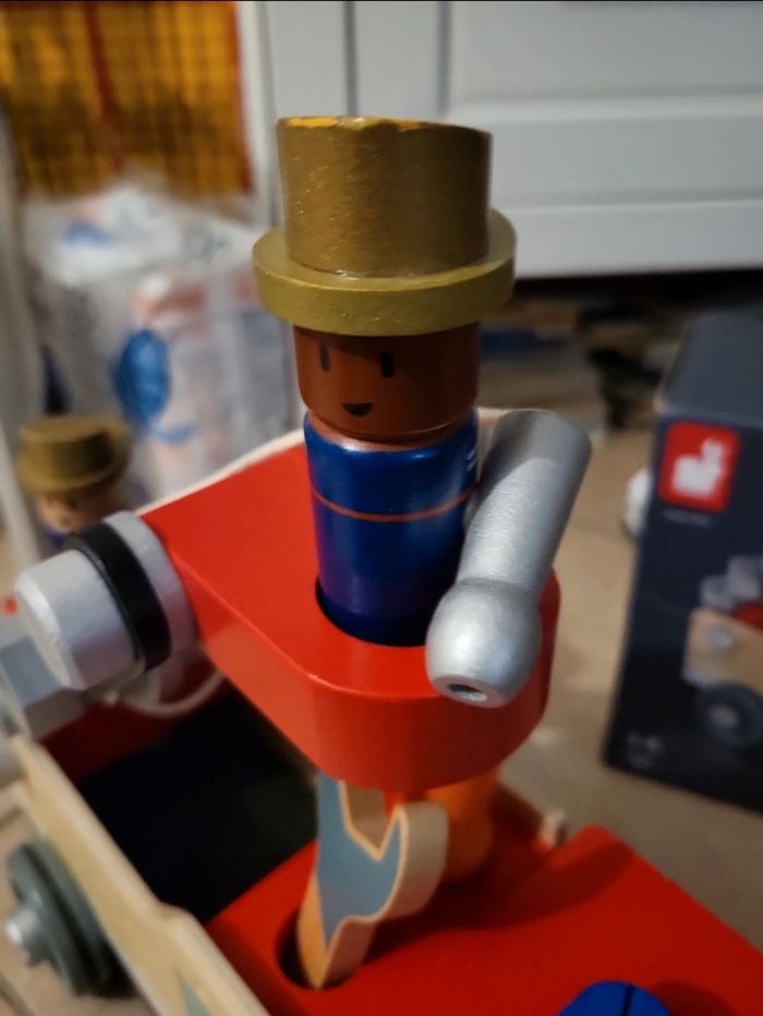 Camion de pompiers brico kids janod - photo numéro 5