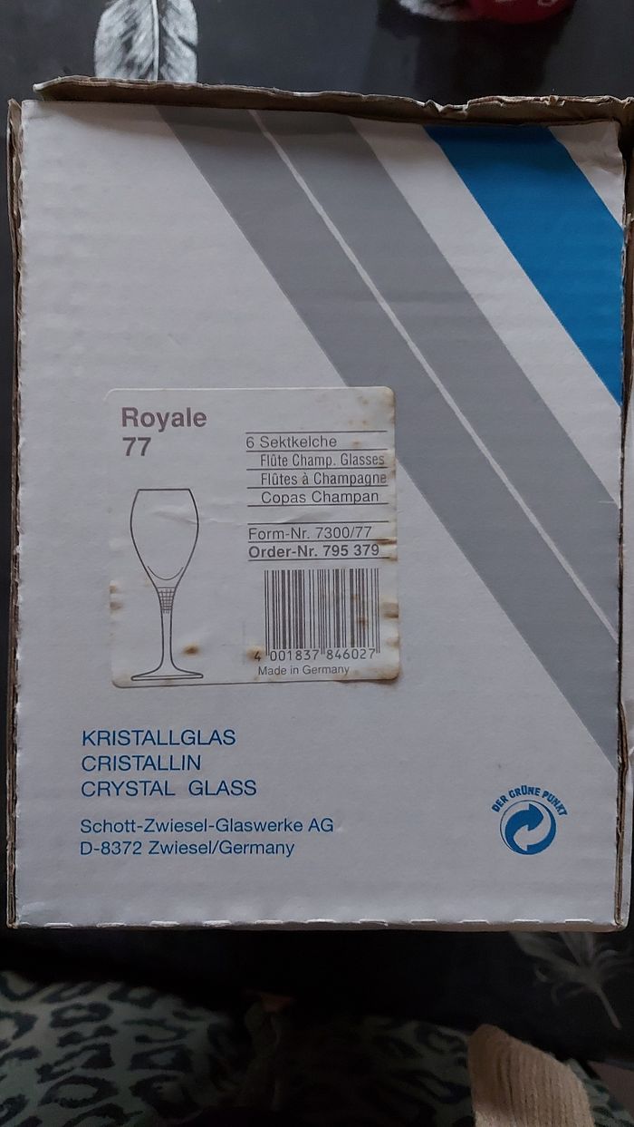 Lot de 6 verres en cristal - photo numéro 5