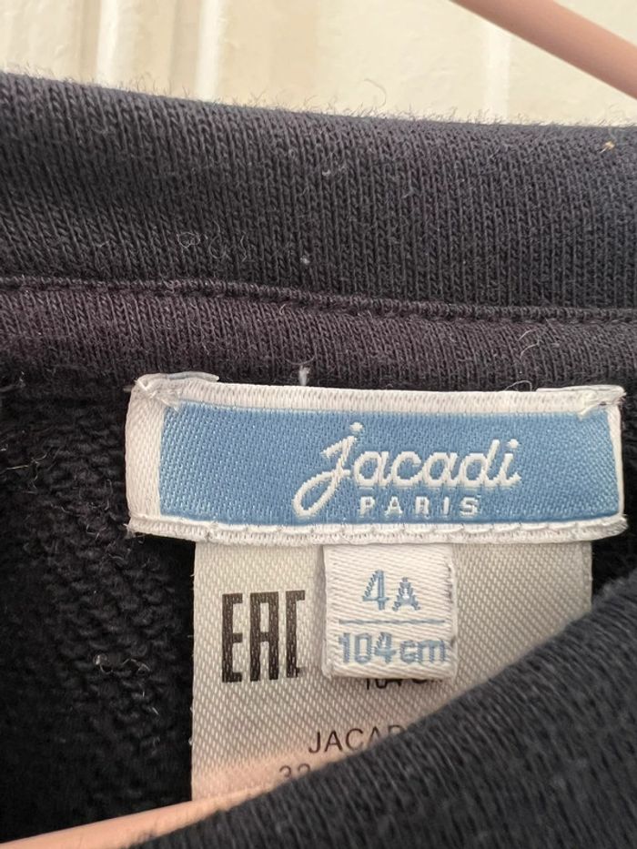 Sweat marine Jacadi 4 ans - photo numéro 3