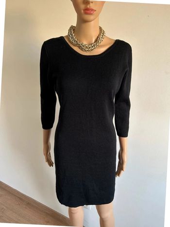 Robe pull noire avec manches 3/4 Kookai taille 3 TBE