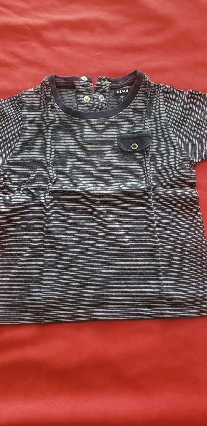 Lot de 5 Tee-shirts T 12 mois - photo numéro 2