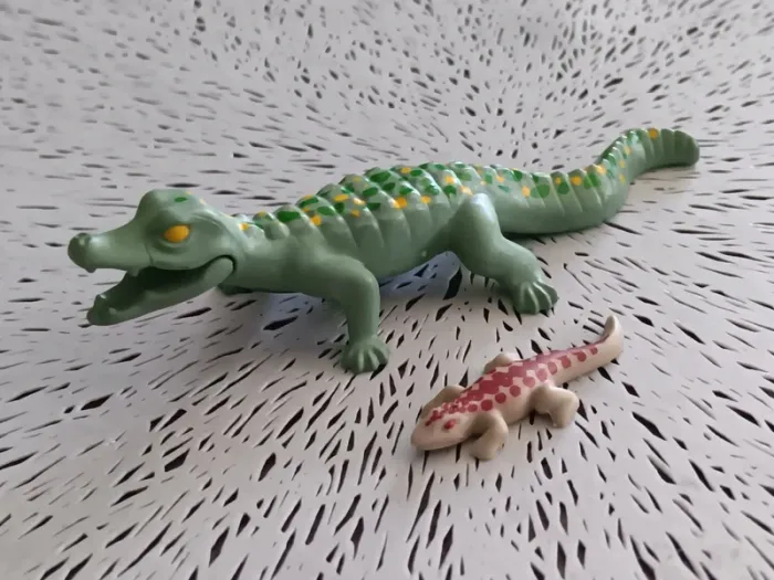 Caïman et son bébé wiltopia playmobil - photo numéro 5