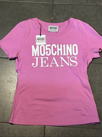 T shirt rose Moschino