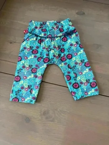 Pantalon Sarouel Bébé "La Compagnie des Petits" - Imprimé Fleurs - Taille 9 Mois - Très Bon État