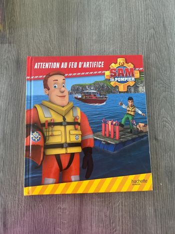 Livre sam pompier feu artifice