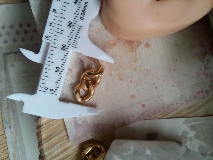 Boucles d'oreilles dorées - photo numéro 3