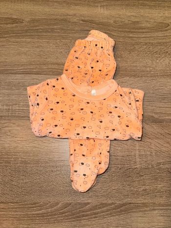 Pyjama deux pièces chaud taille 1-3mois