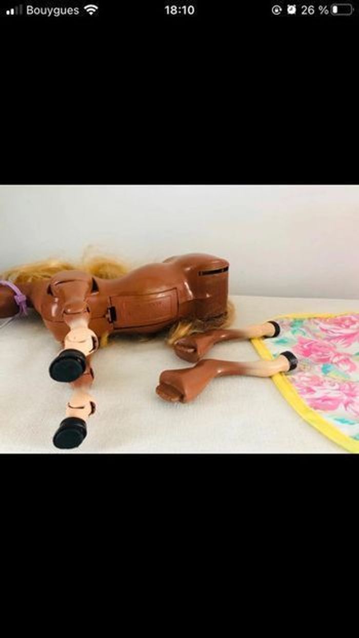Barbie vintage années 90 cheval et sa calèche - photo numéro 17
