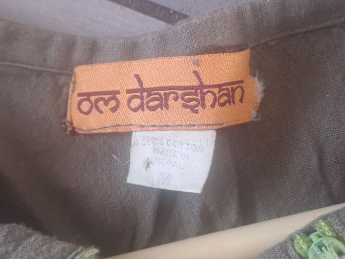Tunique vert kaki Om Darshan Taille M - photo numéro 6
