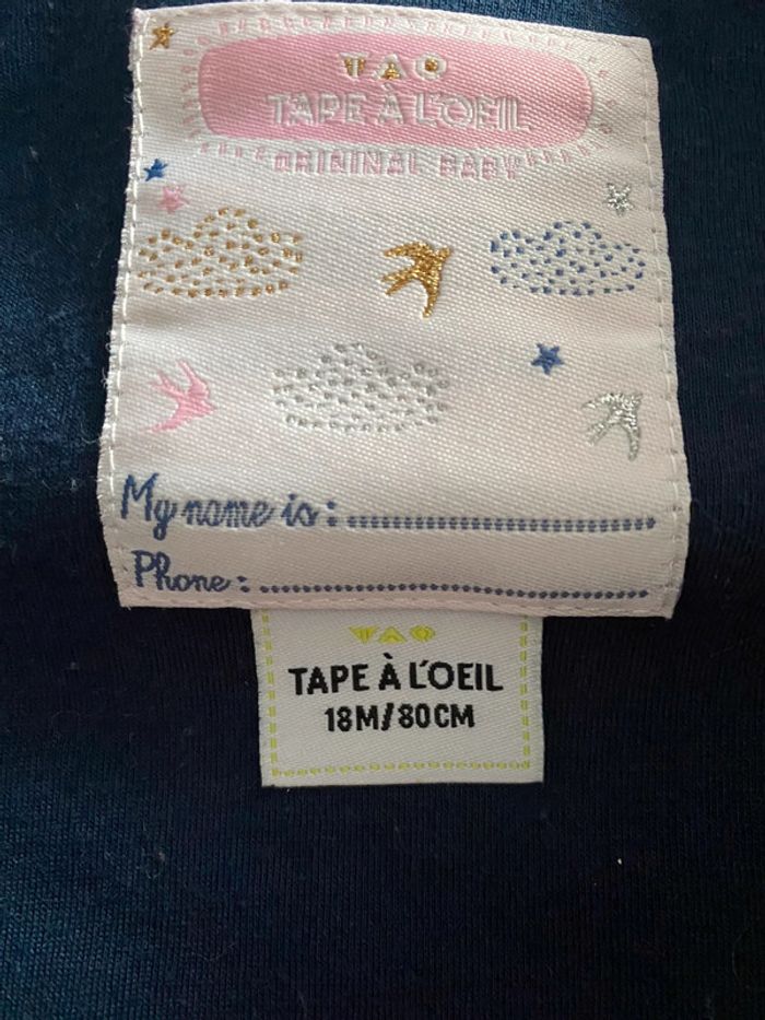 Trench gris bleu et fils argentés - photo numéro 5