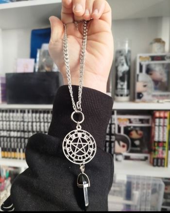 Choker en obsidienne