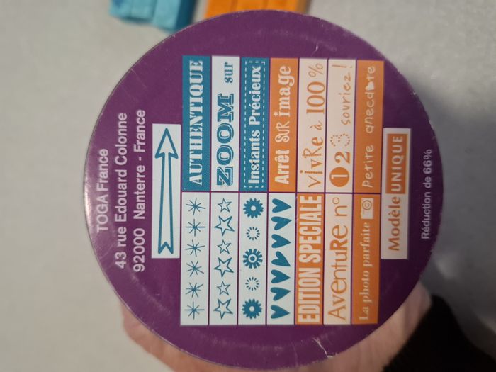 Boîte à tampons Toga x 16 "mots indispensables" scrapbooking/carterie comme neufs - photo numéro 2