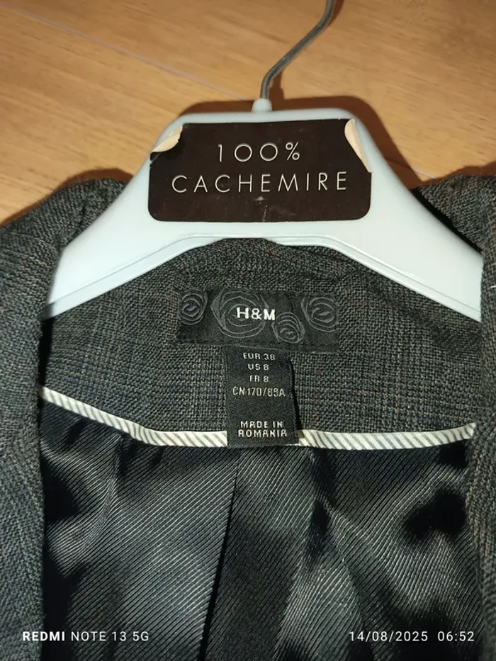 Magnifique blazer gris h&M taille M - photo numéro 3