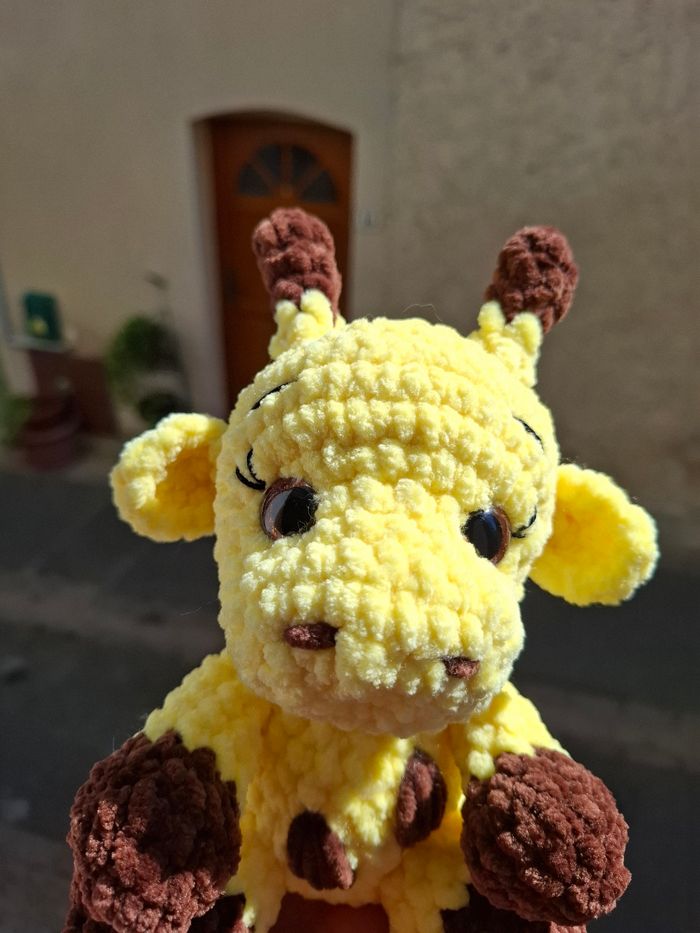 Peluche décorative girafe - photo numéro 3
