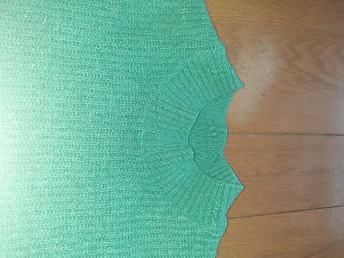 Pull vert menthe HM - photo numéro 2