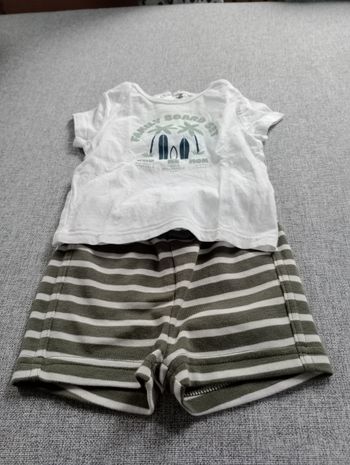 Ensemble été garçon 3 mois
