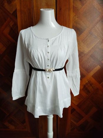Blouse chemise blanc Zara