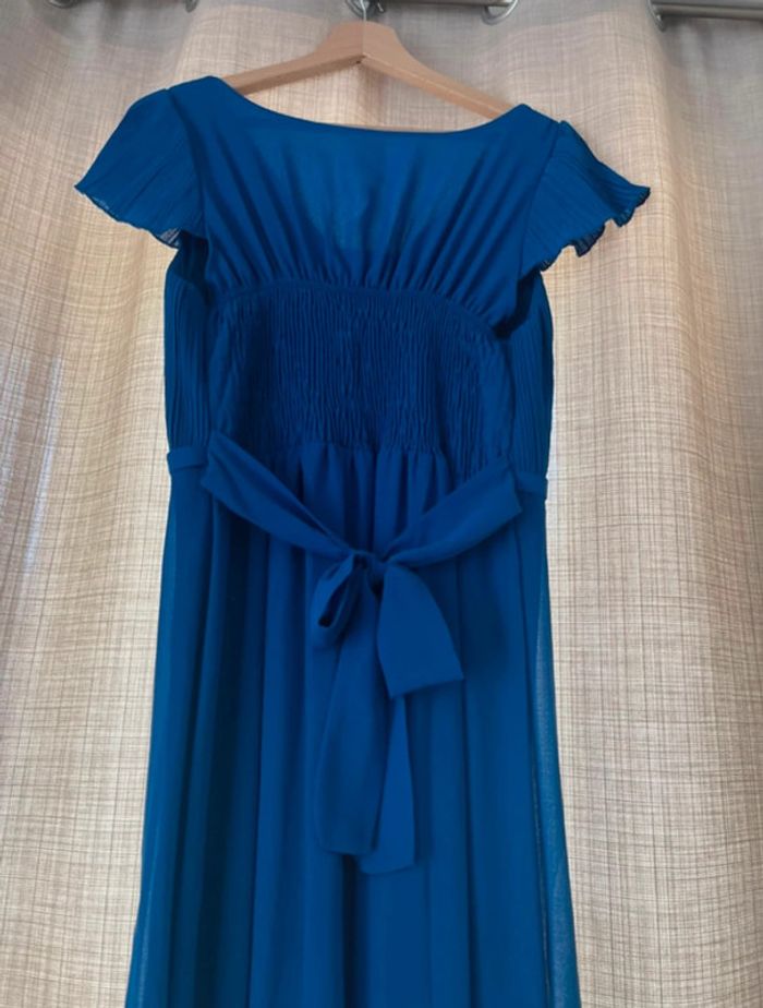 Robe de cérémonie bleu électrique taille M/L neuve - photo numéro 3