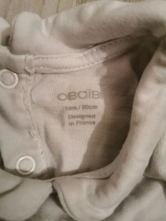 Tee-shirt manche longue obaibi 18 mois - photo numéro 2