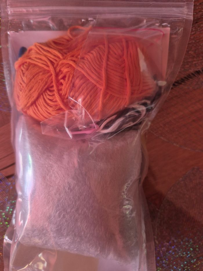 💕Kit de mini crochet DIY Amigurumi "Tyson le Tigre" - Neuf💕 - photo numéro 4