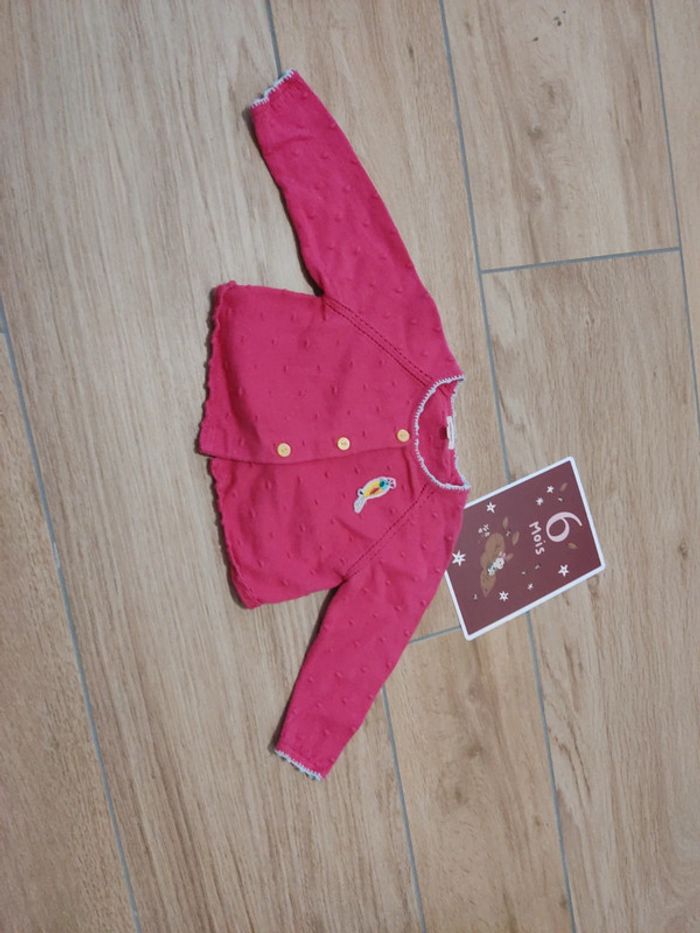 Boléro rose catimini 6 mois - photo numéro 3