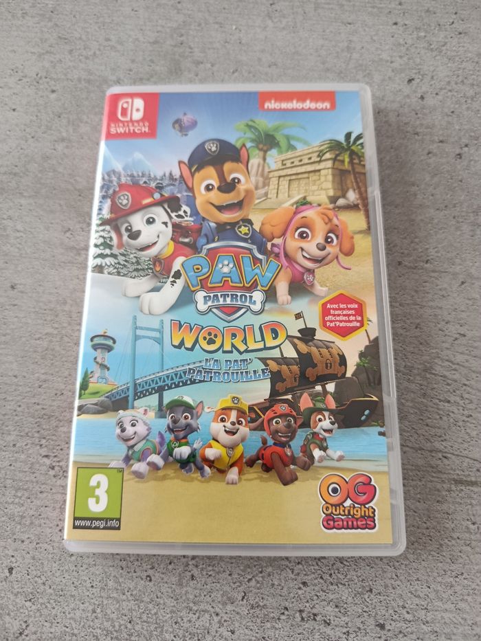 Jeu Switch pat patrouille world