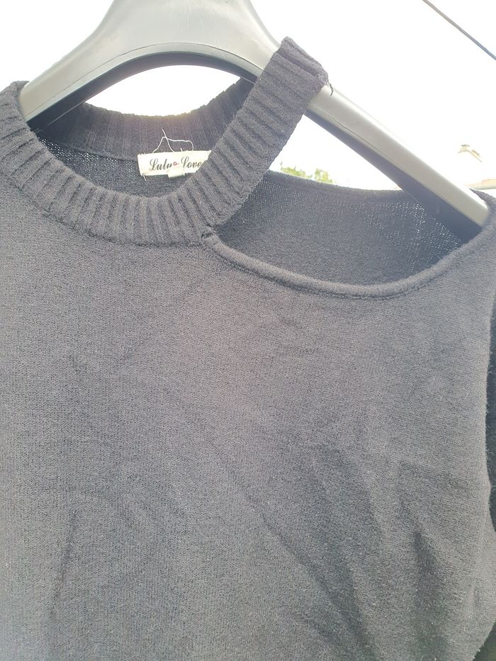 Pull manches fausse fourrure neuf - photo numéro 3