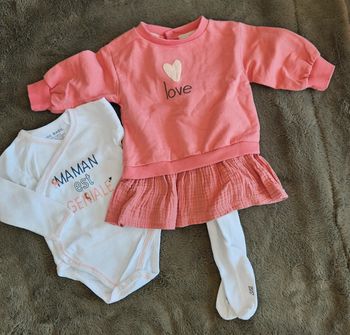 Robe pull 6 mois + body