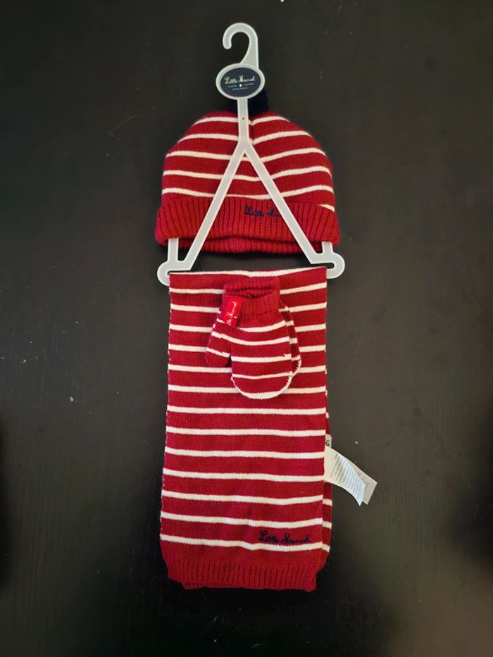 Ensemble Bonnet Gants Écharpe