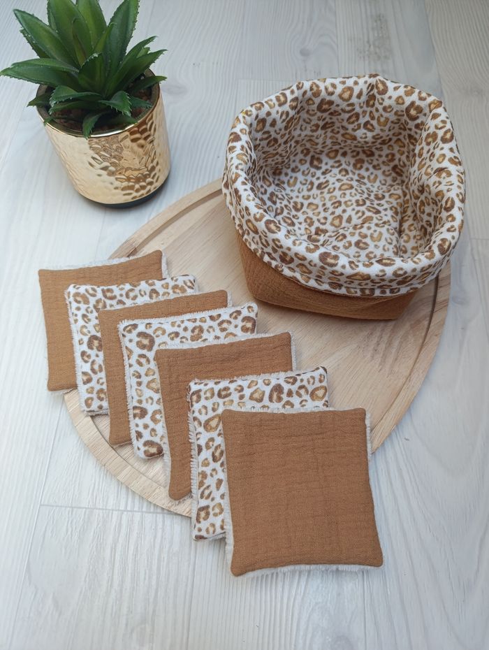 Panière+ 7 lingettes lavables